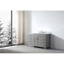 Load image into Gallery viewer, Caroline Parkway 57&quot; Single Sink Italian Carrara White Marble Top Vanity - Vanity Grace Store - Virtuusa