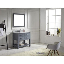 Load image into Gallery viewer, Caroline Estate 36&quot; Single Sink Italian Carrara White Marble Top Vanity with Mirror - Vanity Grace Store - Virtuusa