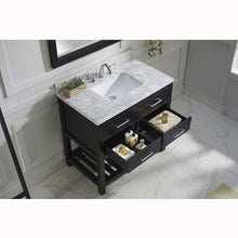Load image into Gallery viewer, Caroline Estate 36&quot; Single Sink Italian Carrara White Marble Top Vanity with Faucet and Mirror - Vanity Grace Store - Virtuusa