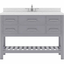 Load image into Gallery viewer, Caroline Estate 48&quot; Single Sink Dazzle White Quartz Top Vanity - Vanity Grace Store - Virtuusa