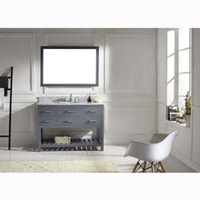 Load image into Gallery viewer, Caroline Estate 48&quot; Single Sink Italian Carrara White Marble Top Vanity with Mirror - Vanity Grace Store - Virtuusa
