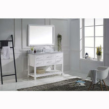Load image into Gallery viewer, Caroline Estate 48&quot; Single Sink Italian Carrara White Marble Top Vanity with Mirror - Vanity Grace Store - Virtuusa