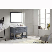Load image into Gallery viewer, Caroline Estate 48&quot; Single Sink Italian Carrara White Marble Top Vanity with Mirror - Vanity Grace Store - Virtuusa