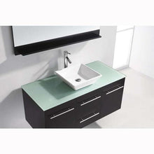 Load image into Gallery viewer, Marsala 48&quot; Single Sink Clear Tempered Glass Top Vanity with Faucet and Mirror - Vanity Grace Store - Virtuusa