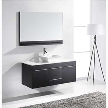 Load image into Gallery viewer, Marsala 48&quot; Single Sink White Engineered Stone Top Vanity with Faucet and Mirror - Vanity Grace Store - Virtuusa