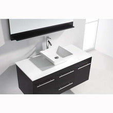 Load image into Gallery viewer, Marsala 48&quot; Single Sink White Engineered Stone Top Vanity with Faucet and Mirror - Vanity Grace Store - Virtuusa