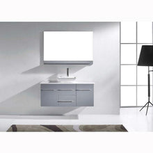 Load image into Gallery viewer, Marsala 48&quot; Single Sink White Engineered Stone Top Vanity with Faucet and Mirror - Vanity Grace Store - Virtuusa