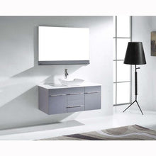 Load image into Gallery viewer, Marsala 48&quot; Single Sink White Engineered Stone Top Vanity with Faucet and Mirror - Vanity Grace Store - Virtuusa