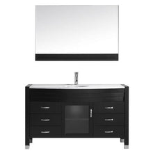 Load image into Gallery viewer, Virtu USAAva 55&quot; espresso Single Bathroom Vanity