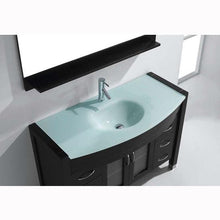 Load image into Gallery viewer, Ava 48&quot; Single Sink Aqua Tempered Glass Top Vanity with Faucet and Mirror - Vanity Grace Store - Virtuusa
