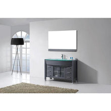 Load image into Gallery viewer, Ava 48&quot; Single Sink Aqua Tempered Glass Top Vanity with Faucet and Mirror - Vanity Grace Store - Virtuusa