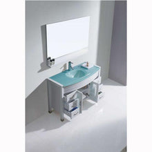 Load image into Gallery viewer, Ava 48&quot; Single Sink Aqua Tempered Glass Top Vanity with Faucet and Mirror - Vanity Grace Store - Virtuusa