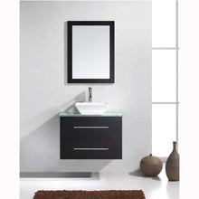 Load image into Gallery viewer, Marsala 29&quot; Single Sink Aqua Tempered Glass Top Vanity with Faucet and Mirror - Vanity Grace Store - Virtuusa