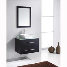 Load image into Gallery viewer, Marsala 29&quot; Single Sink Aqua Tempered Glass Top Vanity with Faucet and Mirror - Vanity Grace Store - Virtuusa