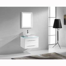 Load image into Gallery viewer, Marsala 29&quot; Single Sink Aqua Tempered Glass Top Vanity with Faucet and Mirror - Vanity Grace Store - Virtuusa