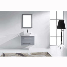 Load image into Gallery viewer, Marsala 29&quot; Single Sink White Engineered Stone Top Vanity with Faucet and Mirror | Virtu USA Caroline Vanity | Vanity Grace | US
