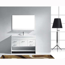 Load image into Gallery viewer, Gloria 48&quot; Single Sink Top Vanity with Faucet and Mirror - Vanity Grace Store - Virtuusa