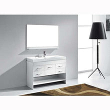 Load image into Gallery viewer, Gloria 48&quot; Single Sink Top Vanity with Faucet and Mirror - Vanity Grace Store - Virtuusa