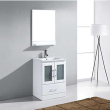 Load image into Gallery viewer, Zola 24&quot; Single Sink Top Vanity with Faucet and Mirror - Vanity Grace Store - Virtuusa
