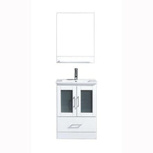 Load image into Gallery viewer, Zola 24&quot; Single Sink Top Vanity with Faucet and Mirror - Vanity Grace Store - Virtuusa