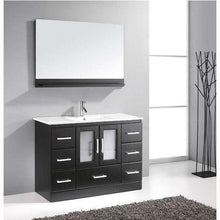 Load image into Gallery viewer, Zola 48&quot; Single Sink Vanity with Faucet and Mirror - Vanity Grace Store - Virtuusa