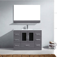 Load image into Gallery viewer, Zola 48&quot; Single Sink Vanity with Faucet and Mirror - Vanity Grace Store - Virtuusa