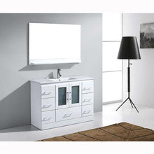 Load image into Gallery viewer, Zola 48&quot; Single Sink Vanity with Faucet and Mirror - Vanity Grace Store - Virtuusa