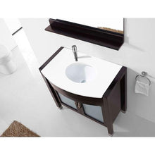 Load image into Gallery viewer, Ava 36" Single Sink Vanity with White Engineered Stone Top with Faucet and Mirror - Vanity Grace Store - Virtuusa