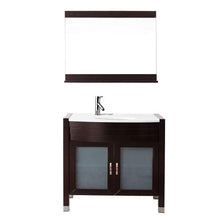Load image into Gallery viewer, single virtu usa ava  vanity 36" espresso