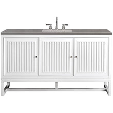 Load image into Gallery viewer, James Martin Athens 60&quot; Glossy White Single Vanity- James Martin
