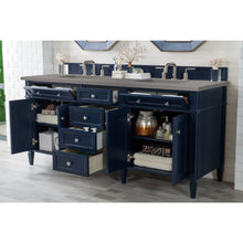 Load image into Gallery viewer, James Martin Brittany 72&quot;  Victory Blue Double Vanity