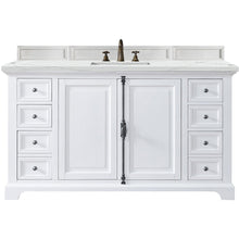 Load image into Gallery viewer, James Martin Providence 60&quot; Bright White Single Vanity- James Martin