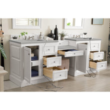 Load image into Gallery viewer, James Martin De Soto 94&quot; Bright White Double Vanity Set