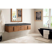 Load image into Gallery viewer, James Martin Mercer Island 72&quot; Latte Oak Single Vanity