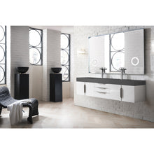 Load image into Gallery viewer, James Martin Mercer Island 72&quot; Glossy White Double Vanity