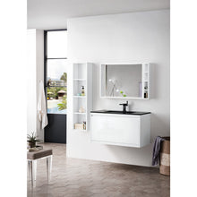 Load image into Gallery viewer, James Martin Milan 35.4&quot; Glossy White Single Vanity