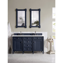 Load image into Gallery viewer, James Martin Brittany 60&quot;  Victory Blue Double Vanity