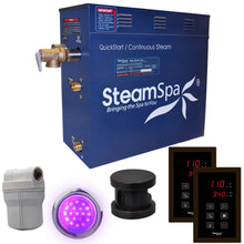 Load image into Gallery viewer, SteamSpa Royal 7.5 KW QuickStart Acu-Steam Bath Generator Package in Oil Rubbed Bronze- SteamSpa
