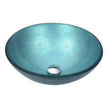 Load image into Gallery viewer, Posh Series Deco-Glass Vessel Sink in Coral Blue- Anzzi