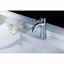 Load image into Gallery viewer, Rhythm Series Single Hole Single-Handle Mid-Arc Bathroom Faucet in Polished Chrome- Anzzi