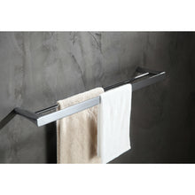 Load image into Gallery viewer, Caster 3 Series Towel Bar in Polished Chrome- Anzzi