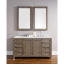 Load image into Gallery viewer, James Martin Chicago 60&quot; Whitewashed Walnut Double Vanity