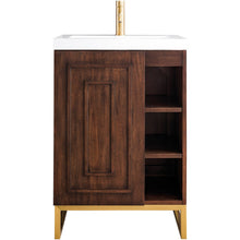 Load image into Gallery viewer, James Martin Alicante&#39; 24&quot; Mid Century Acacia-Radiant Gold Single Vanity Cabinet- James Martin