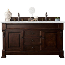 Load image into Gallery viewer, James Martin Brookfield 60&quot; Burnished Mahogany Double Vanity- James Martin