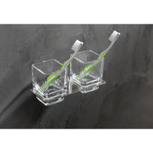 Load image into Gallery viewer, Caster 3 Series Dual Toothbrush Holder in Brushed Nickel- Anzzi