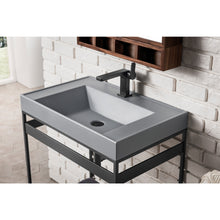 Load image into Gallery viewer, James Martin Como 27.6&quot; Matte Black Sink Console