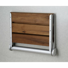 Load image into Gallery viewer, Saxon 15 in.  Teak Wall Mounted Shower Seat- Anzzi