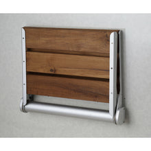 Load image into Gallery viewer, Isle 15 in.  Teak Wall Mounted Shower Seat- Anzzi