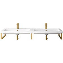 Load image into Gallery viewer, James Martin Three Boston 18&quot; Radiant Gold Wall Brackets- James Martin
