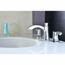 Load image into Gallery viewer, Sonata Series 8 in. Widespread 2-Handle Mid-Arc Bathroom Faucet in Polished Chrome- Anzzi